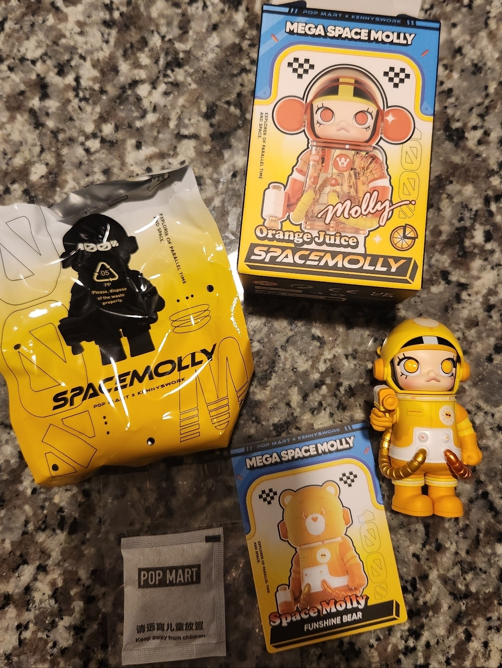 Pop Mart Mega Space Molly Series 4 Funshine Care Bear Blind Box Vinyl Figure - Picture 2 of 10